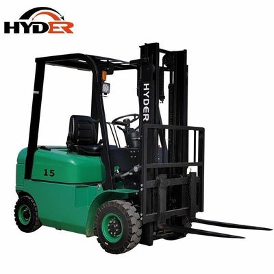 228.00cm * 109.00cm * 209.00cm Package Size Lithium Battery 1500kg Electric Forklift
