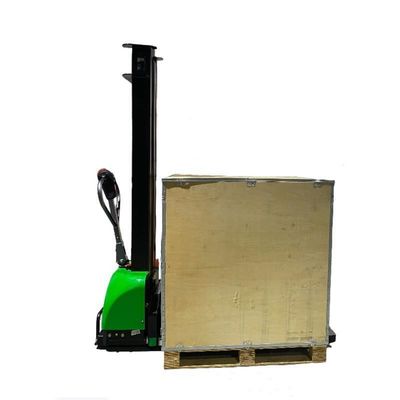 Full Electric Self Lifting Stacker with 1 Ton Capacity and 0.8m to 1.6m Lift Height