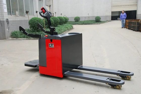 AC Motor 3.0t Hand Pallet Jack Anti-Slip Truck for Warehouse Material Handling