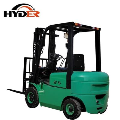 CPD25Z 2.5ton 6m Electric Forklift Truck with Lithium Battery Operated 4 times 4