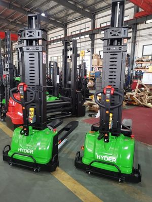 Hyder 1T Warehouse Forklift Self Lifting Pallet Stacker with 1300/1600mm Lift Height