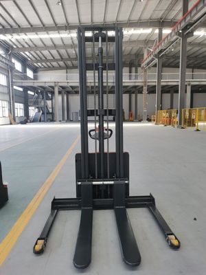 1.0t 1.5t Straddle Pallet Stacker for Walking Pallets Electric Stacker 2110X850X2070MM