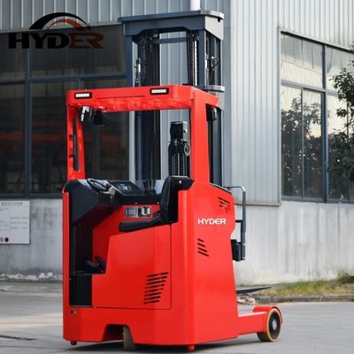 Htfz16 Load Capacity 2t Four Wheel Stand-on or Seated Electric Reach Truck Forklift