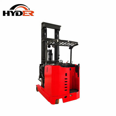 1600kgs 1.6t Electric Seated Reach Truck Forklift with 10m Lift Height and DC Motor