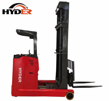 2000kgs Capacity Electric Reach Truck Forklift Material Handling Equipment DC Motor