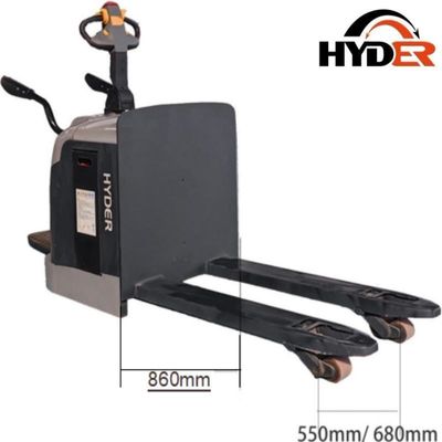 2500kgs Electric Handle Standing on Pallet Forklift for Improved Warehouse Management