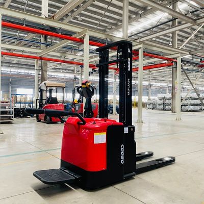 Battery Powered Htb15 Electric Stacker Truck for Warehouse Material Handling