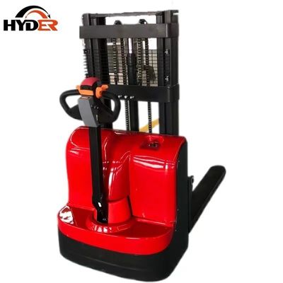 Full Electric Pallet Stacker 1.5ton Walkie Drive Hydraulic Electric Forklift Fuel Electric
