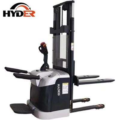Hyder 1.5ton Electric Pallet Stacker for Lift Height 5.5m and Battery Charger Included