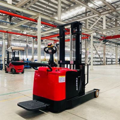 2500-5000mm Lifting Height Reach Truck with Standing Pedal Economic Forklift Truck