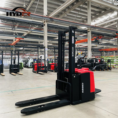 1500kg Automatic High Lift Full Electric Pallet Stacker with 3.5m Lift Height and DC Motor