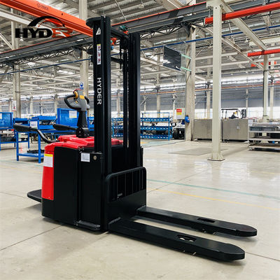 1500kg Automatic High Lift Full Electric Pallet Stacker with 3.5m Lift Height and DC Motor