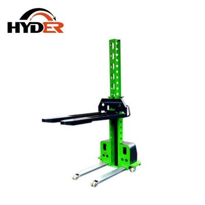 1t 1000kg Material Handling Self Lifting Stacker Lifting Height 1300mm for Industrial
