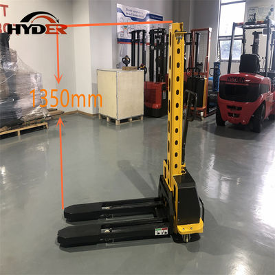 800/1000/1300mm Lifting Height Portable Forklift Self Lifting Stacker 12V 45ah 0.5t