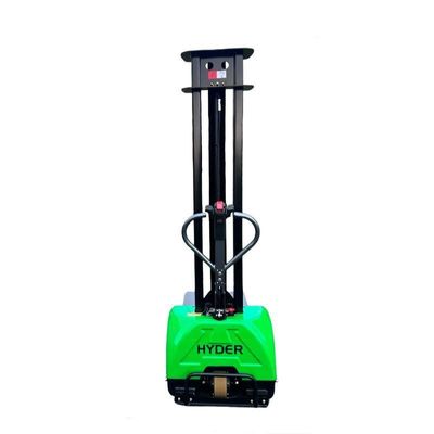 Full Electric Self Lifting Stacker with 1 Ton Capacity and 0.8m to 1.6m Lift Height