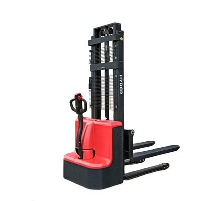 Material Handling 1.5t Load Capacity Electric Pallet Stacker with 3m Lift Height
