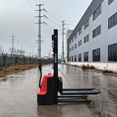 Material Handling 1.5t Load Capacity Electric Pallet Stacker with 3m Lift Height