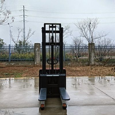 Material Handling 1.5t Load Capacity Electric Pallet Stacker with 3m Lift Height