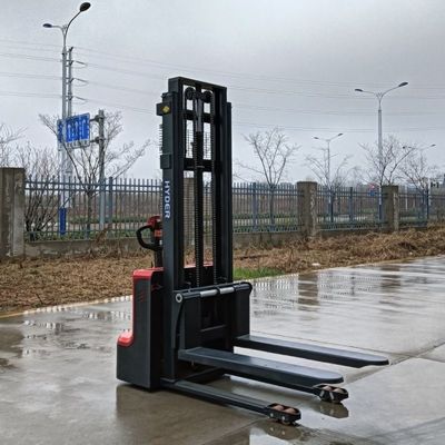 1.5ton 3.5m Lifting Height Hand Warehouse Electric Pallet Stacker Truck with DC Motor