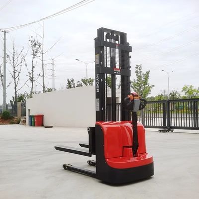 48V 32ah 1.5t 3m Walkie Manual Electric Pallet Stacker HTB15E with Hydraulic System