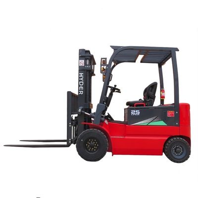 2.5ton Four Wheels Counterbalance Electric Forklift Materials Handling with DC Motor
