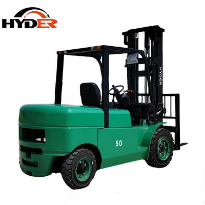 Hyder Seated 3m Lifting Loading Capacity 5t Electric Forklift Fork Lift with Seated