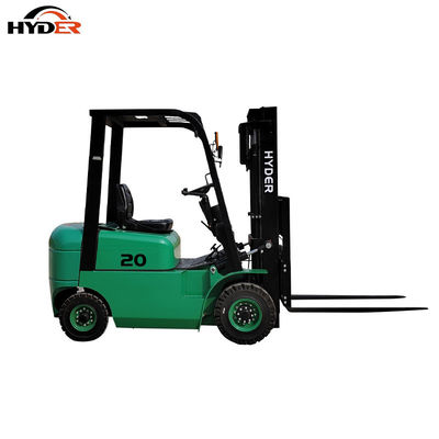 Green 2.0ton Load Capacity Lithium Battery Electric Forklift Suitable for Any Industry