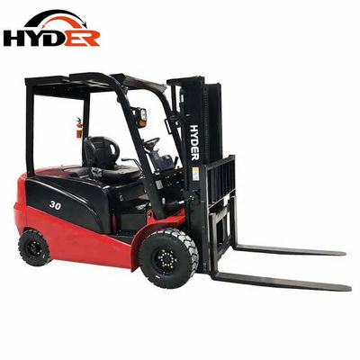 3t Full Electric Forklift Trucks Four Wheel Lithium Battery with Cost-saving Solution
