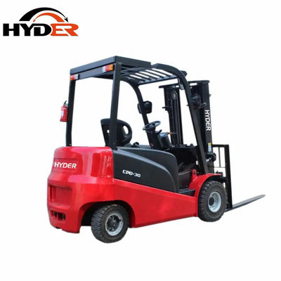 3980kgs Load Capacity 72V 350ah 3m Lithium Electric Forklift with AC Motor Operation