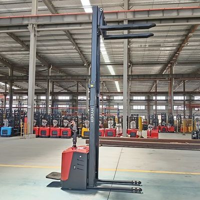 2tons Electric Standing on Stacker Forklift with 3.5m Lifting Height and Load Center 500mm