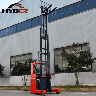 2000kgs Capacity Electric Reach Truck Forklift Material Handling Equipment DC Motor