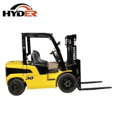 Hyder Series Counterbalance Diesel Forklift Truck 3.0 Tons with Solid Tires and Engine