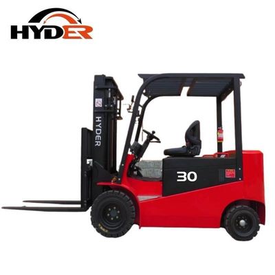 3 Ton 4 Wheel Electric Fork Lift Trucks with High Load Capacity and CE Certification