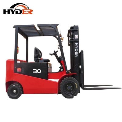 3 Ton 4 Wheel Electric Fork Lift Trucks with High Load Capacity and CE Certification