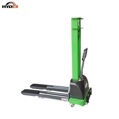 Green HSLS1000 1t 1000kg Semi Electric Self-Lifting Stacker for Easy Operation and Sale