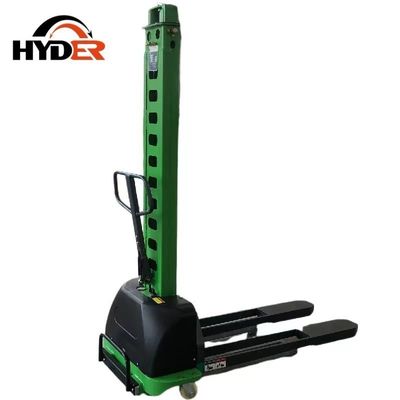 1t 1000kg Material Handling Self Lifting Stacker Lifting Height 1300mm for Industrial