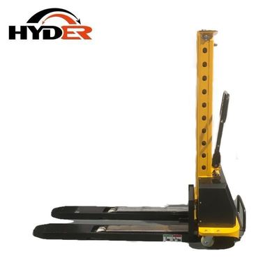 Electric Semi Lifting Stacker Hyder 1t Lifting Height 800/1000/1300mm Battery Powered