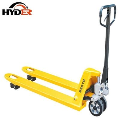 Hyder HMP25 2.5ton High Capacity Hydraulic Hand Pallet Truck in Yellow/Blue/Orange